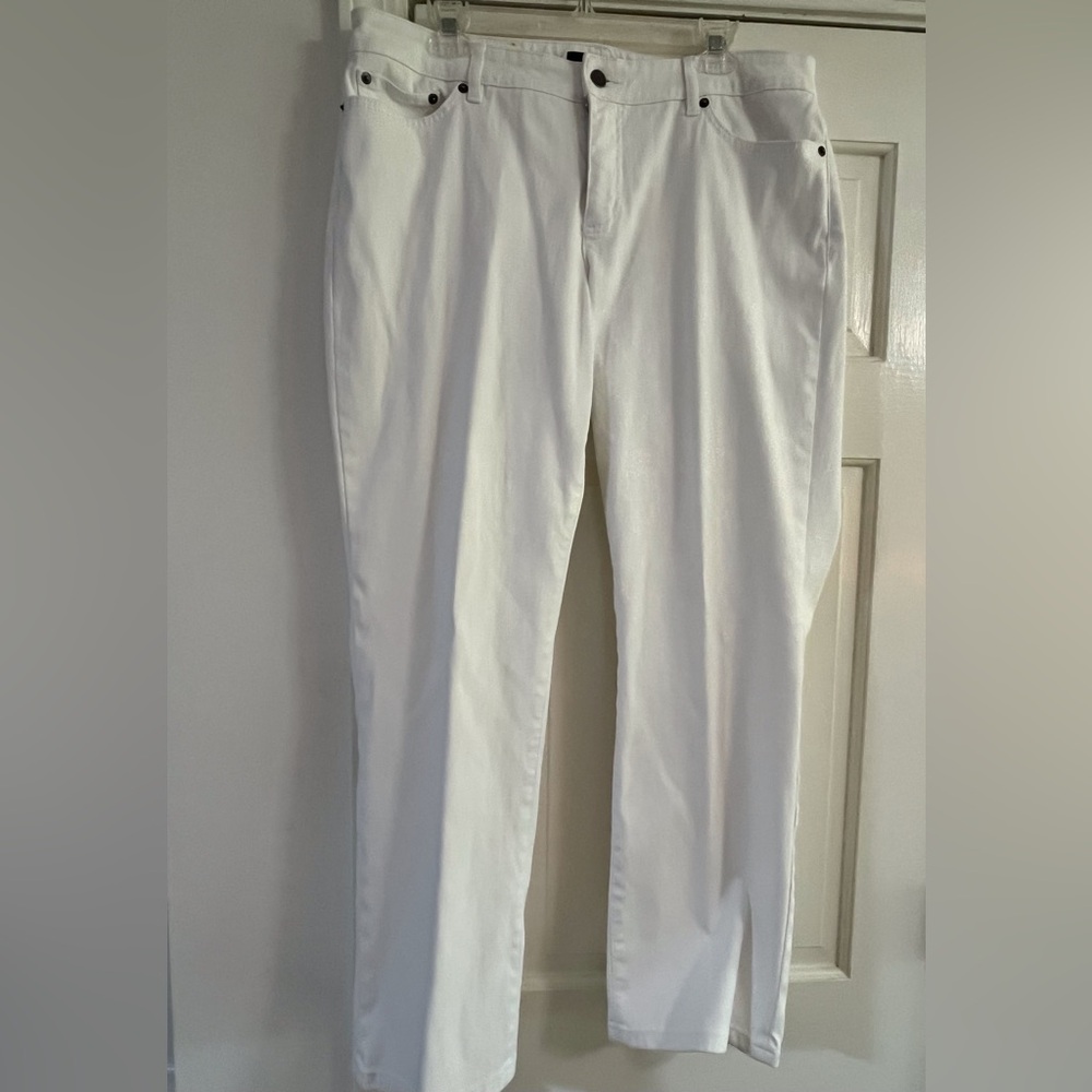 LRL Ralph Lauren White Jeans NWOT Size 16W